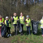 Akcja Czysta Ziemia w Gminie Międzyrzec Podlaski- uczestnicy akcji, dzieci