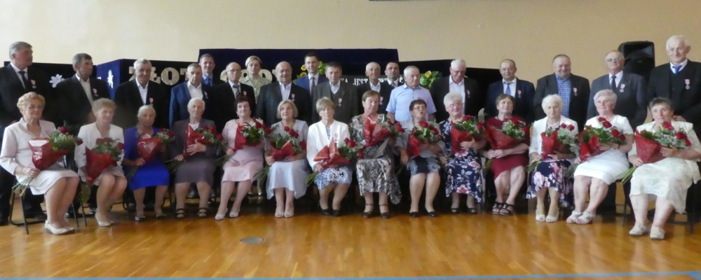 50-lecie pożycia małżeńskiego w Gminie Łomazy