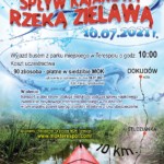 Plakat spływ kajakowy Plakat spływ kajakowy