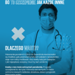 Plakat warto, bo to szczepienie jak każde inne Plakat warto, bo to szczepienie jak każde inne