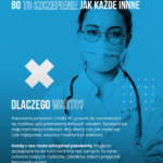 Plakat warto, bo to ochrona dziadków i starszych osób Plakat warto, bo to ochrona dziadków i starszych osób