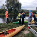 Spływ kajakowy przed wyruszeniem Spływ kajakowy przed wyruszeniem