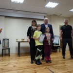 Wręczenie pucharów i dyplomów zawodnikom Wręczenie pucharów i dyplomów zawodnikom