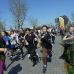 Zawodnicy podczas biegu Zawodnicy podczas biegu