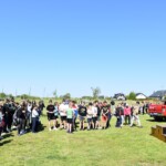 Zbiórka uczestników biegu przed startem Zbiórka uczestników biegu przed startem