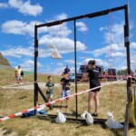 Test siły. Podciąganie worków z piaskiem Test siły. Podciąganie worków z piaskiem