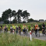 Rowerzyści w trakcie Rajdu Rowerzyści w trakcie Rajdu