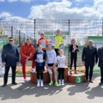 Na podium dziewczęta z kl IV SP