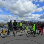 Rowerzyści w trakcie Rajdu