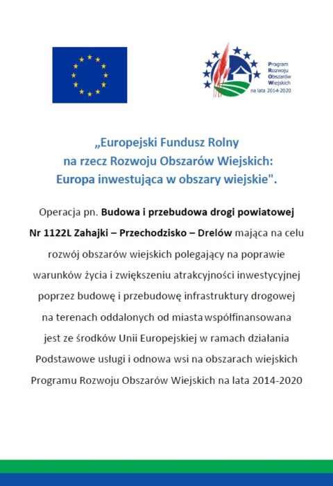 Budowa i przebudowa drogi powiatowej Nr 1122L